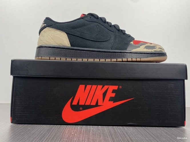 Rep TBK DN3400-001 SoleFly Low x Carnivore Air Jordan 1 0718